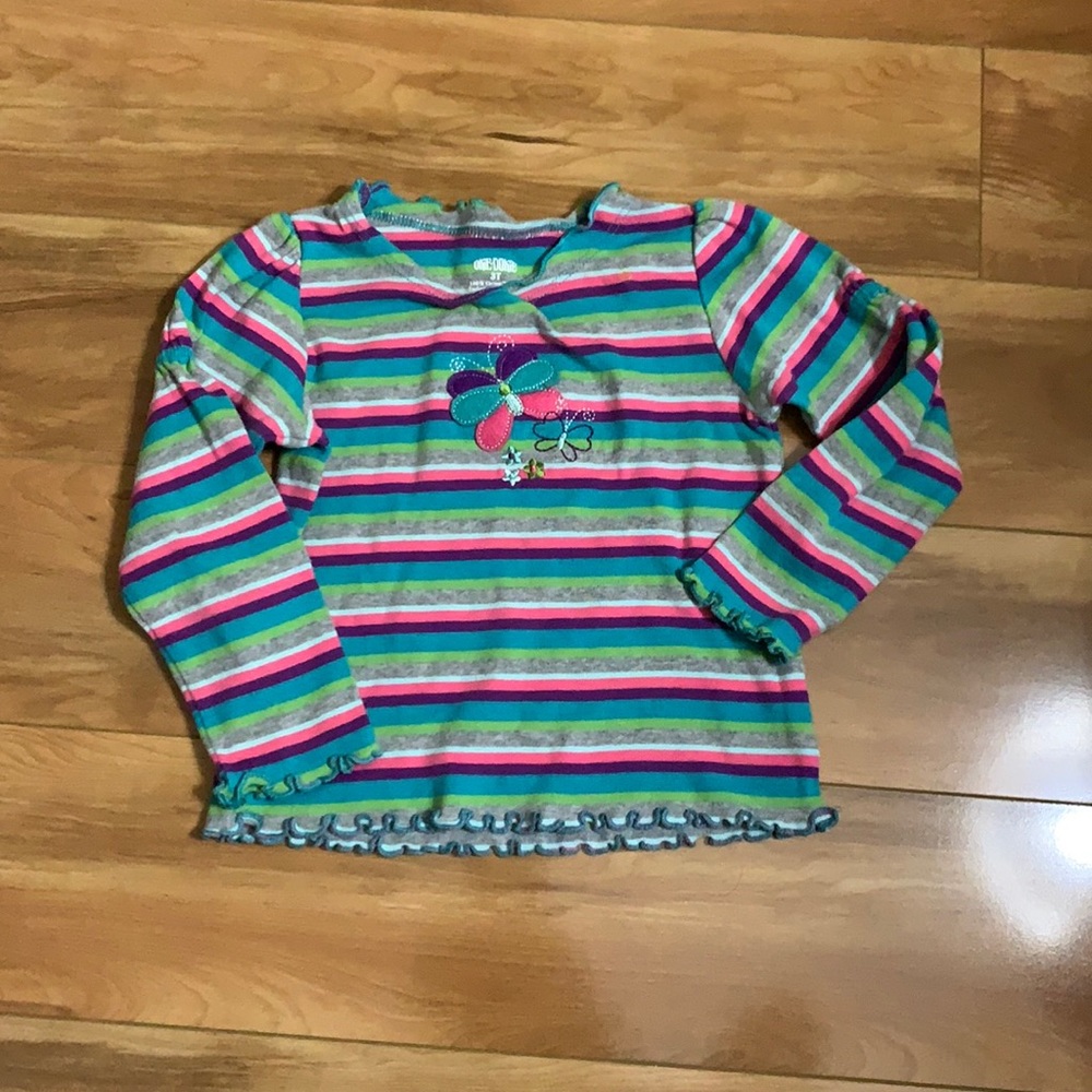 Striped Butterfly Shirt